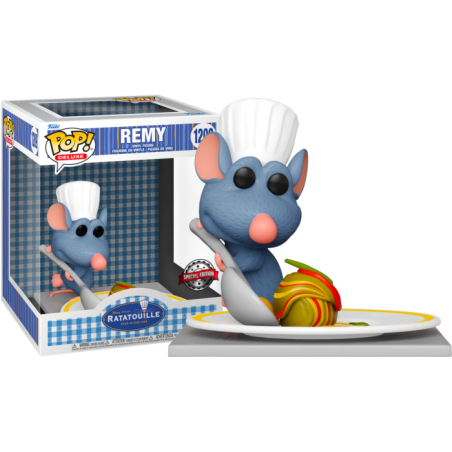 DISNEY - POP Deluxe N° 1209 - Remy avec Ratatouille SPECIAL EDITION 