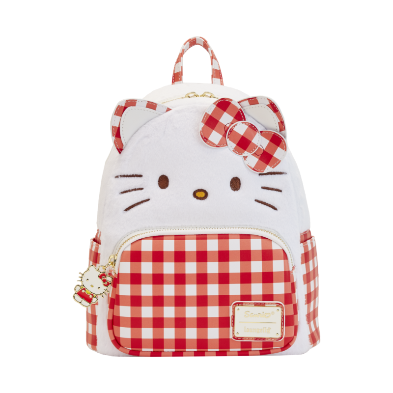 SANRIO - Hello Kitty "Gingham Cosplay" - Mini Sac à dos LoungeFly 