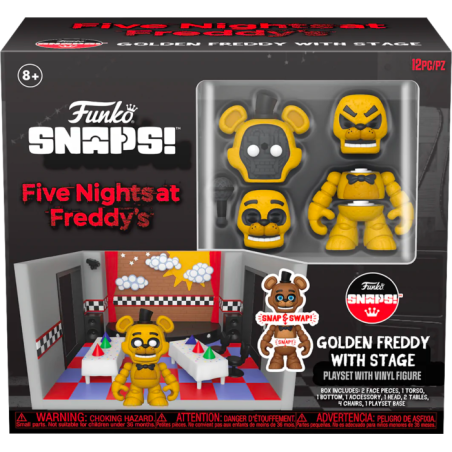 FNAF - Stage w/ Freddy (GD) - Snap Playset Funko 