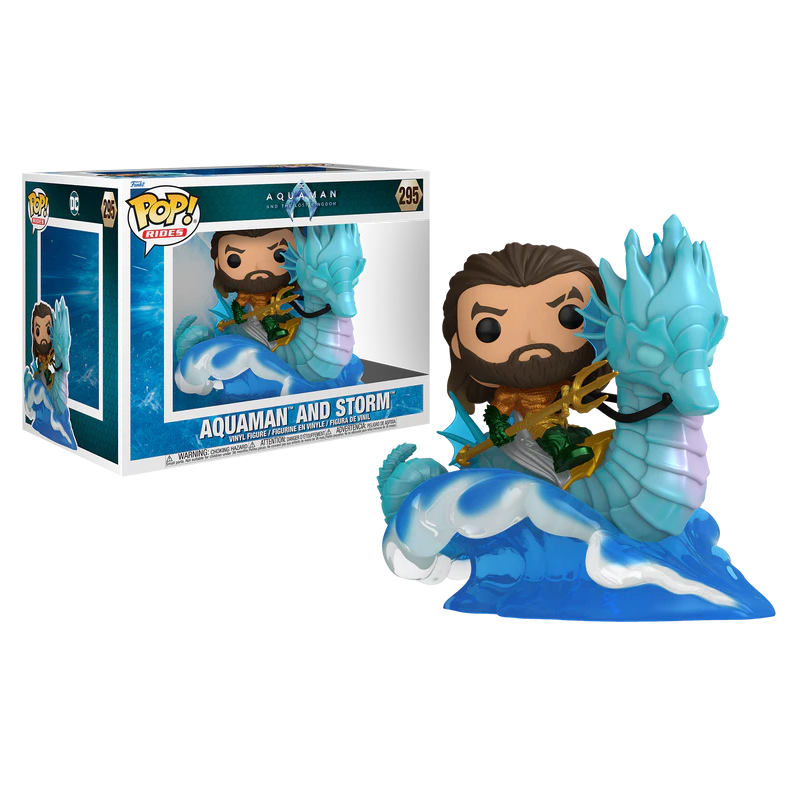 AQUAMAN 2 - POP Ride DLX N° 295 - Aquaman et Storm 