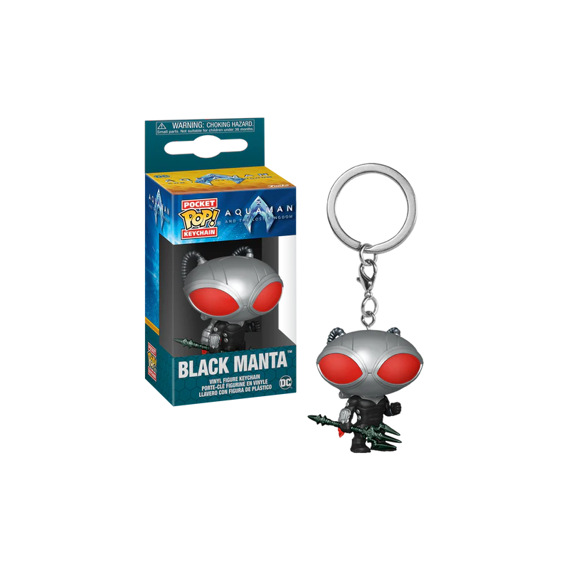 AQUAMAN 2 - Pocket Pop Keychains - Black Manta 