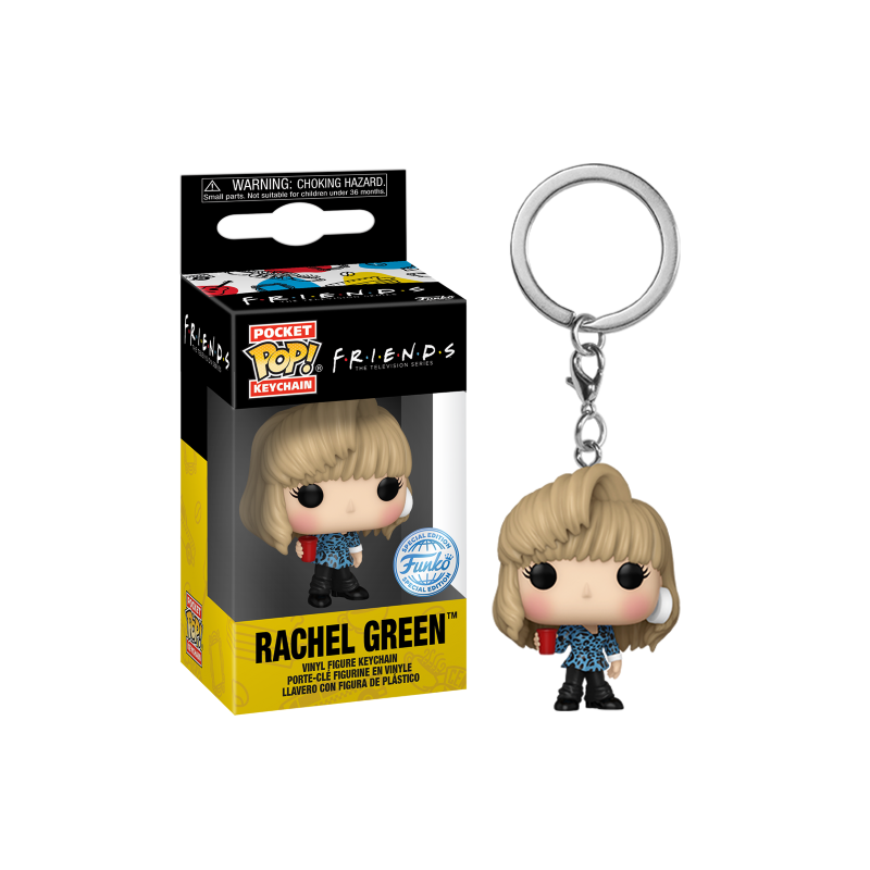 FRIENDS - Pocket Pop Keychains - 80's Hair Rachel 