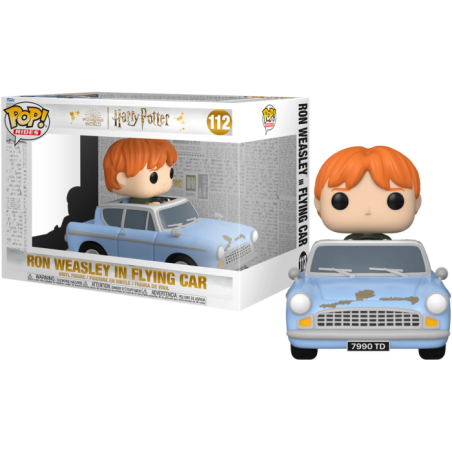 HARRY POTTER - POP Ride SDLX N° 112 - 20ème Anniv. - Ron avec voiture 