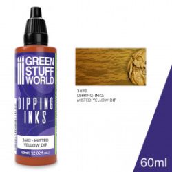 Peintures Dipping inks 60 ml - MISTED YELLOW DIP