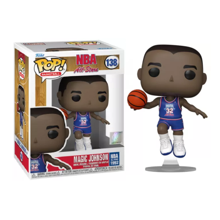NBA Legends - POP N° 138 - Magic Johnson (Blue All star uni 1991) 