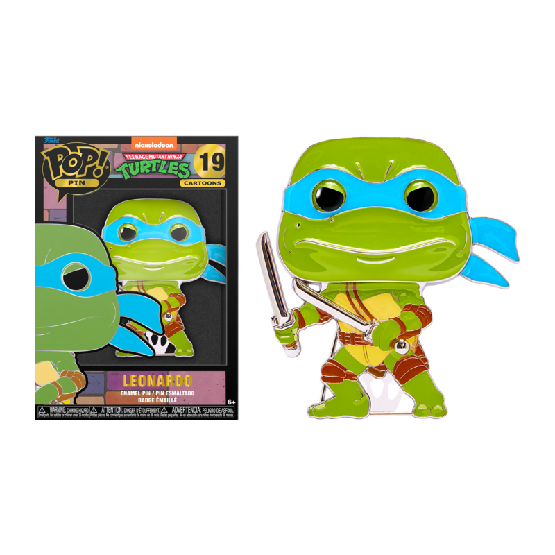 TEENAGE MUTANT NINJA TURTLES - Pop Large Enamel Pin N° 19 - Leonardo 