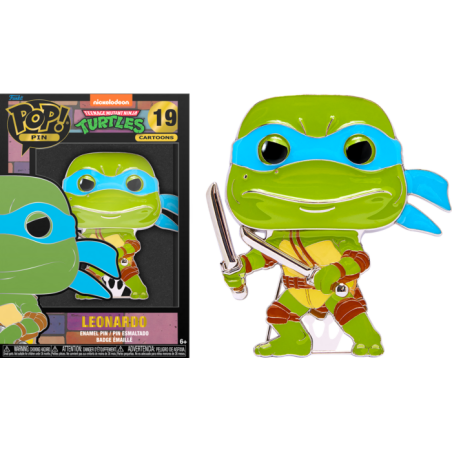TEENAGE MUTANT NINJA TURTLES - Pop Large Enamel Pin N° 19 - Leonardo 