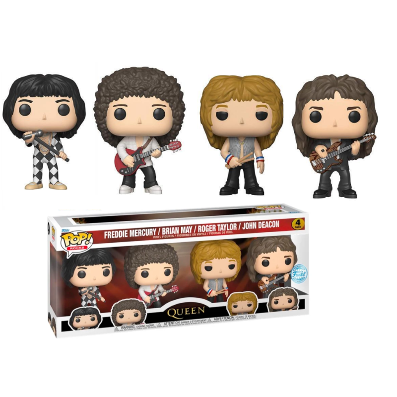 MUSIC - Queen - 4 Pack Funko Pop Sp. Edition 