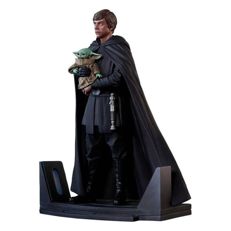 STAR WARS - Luke Skywalker & Grogu - Figurine Gentle Giant 25cm 