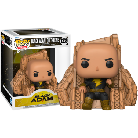 BLACK ADAM - POP Deluxe N° 1239 - Black Adam on Throne 