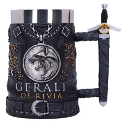 THE WITCHER - Geralt - Chope en résine 15.5cm 