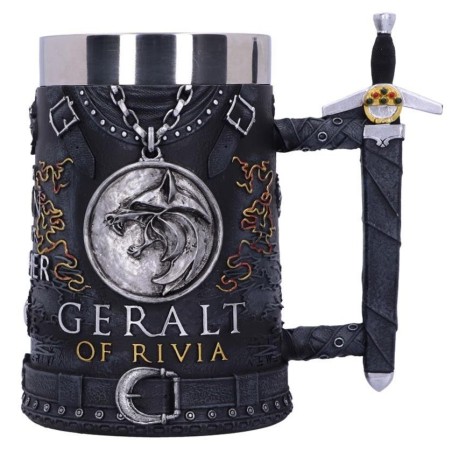 THE WITCHER - Geralt - Chope en résine 15.5cm 