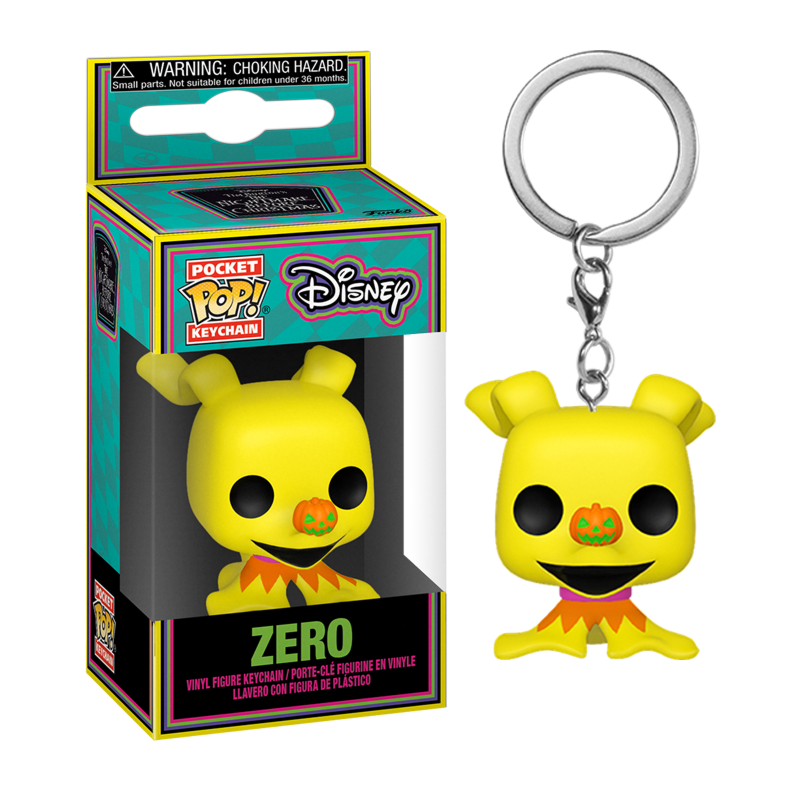 NIGHTMARE BEFORE CHRISTMAS - Pocket Pop Keychains - Blacklight Zero 