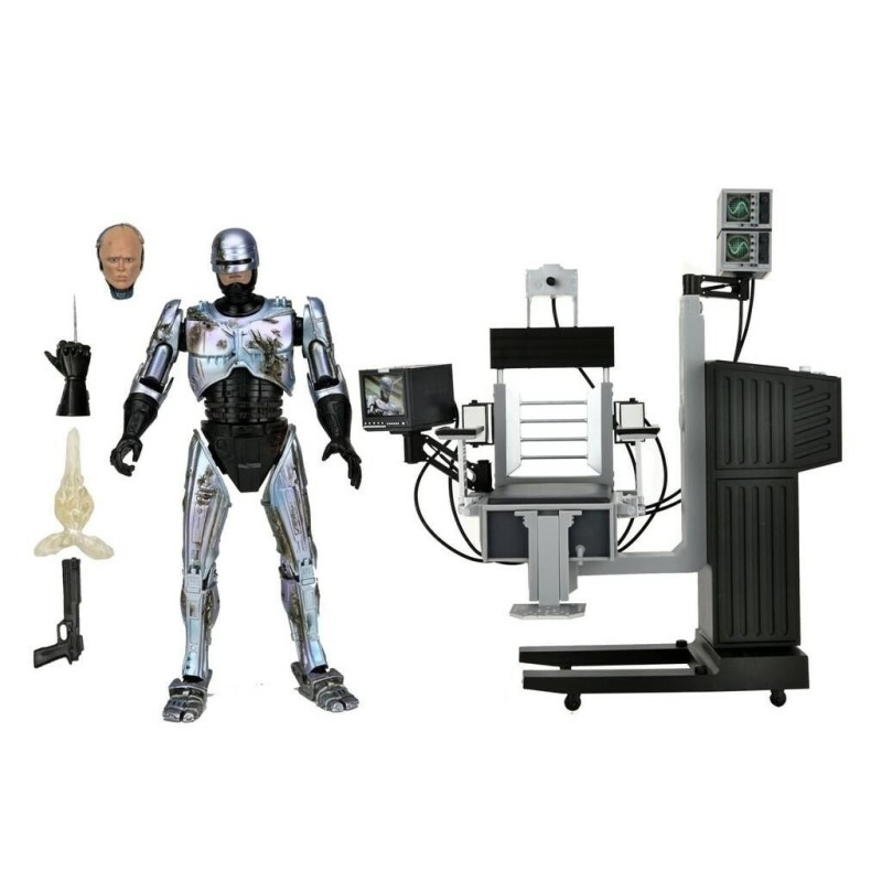 ULTIMATE ROBOCOP - Battle Damaged w/Chair - Figurine articulée 20cm 