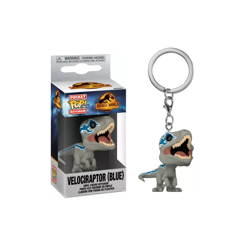 JURASSIC WORLD DOMINION - Pocket Pop Keychains - Blue 