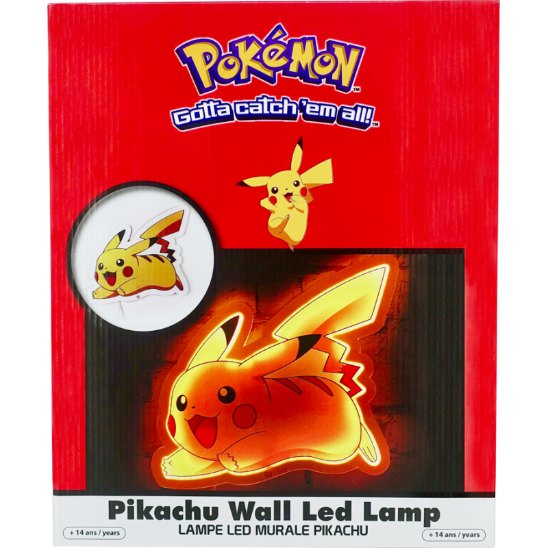 POKEMON - Pikachu - Wall Light Led - 30 cm 