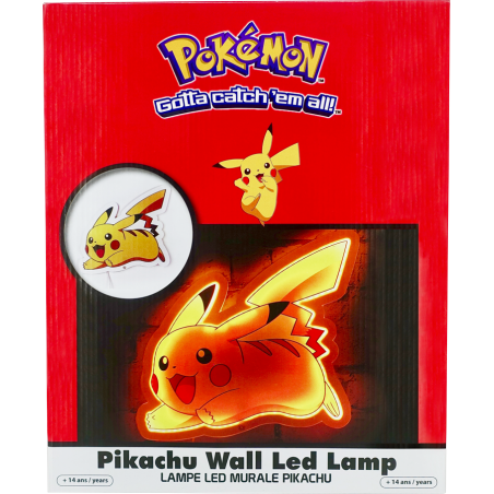 POKEMON - Pikachu - Wall Light Led - 30 cm 