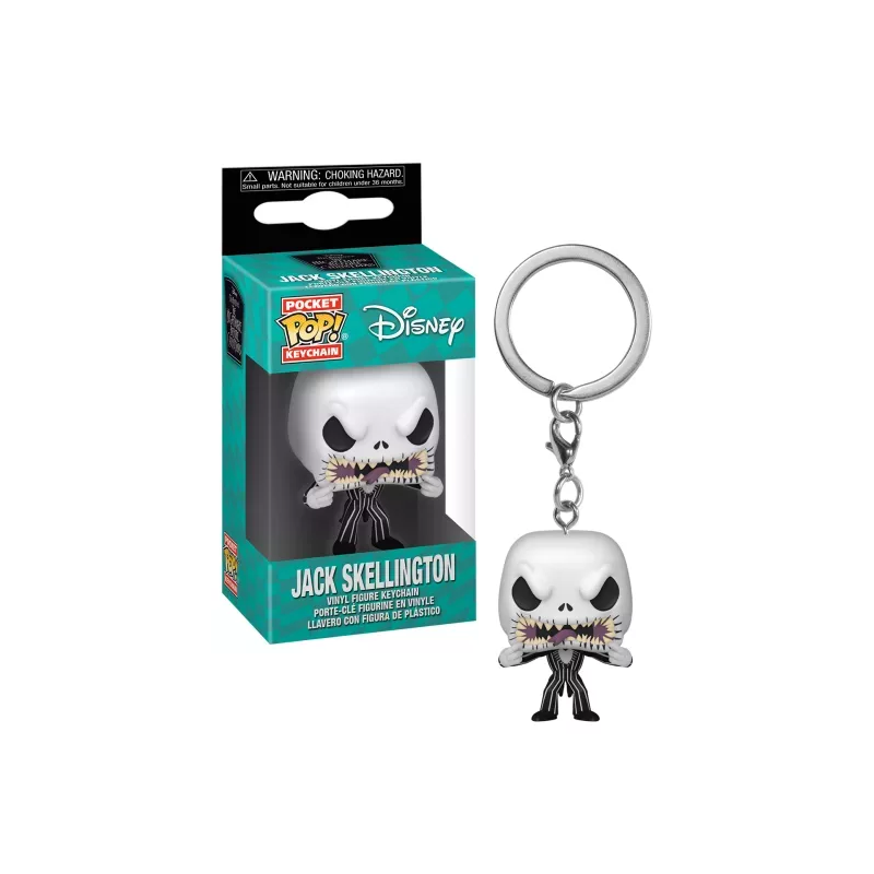 NIGHTMARE BEFORE CHRISTMAS - Pocket Pop Keychains - JACK Scary Face 