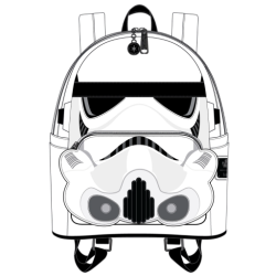 STAR WARS - Stormtrooper - Sac à dos LoungeFly '23x27x11cm' 