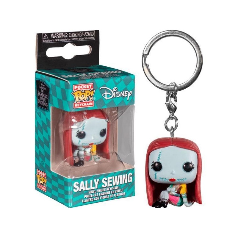 NIGHTMARE BEFORE CHRISTMAS - Pocket Pop Keychains - Sally Sewing 