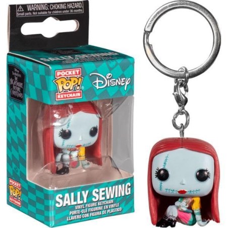 NIGHTMARE BEFORE CHRISTMAS - Pocket Pop Keychains - Sally Sewing 