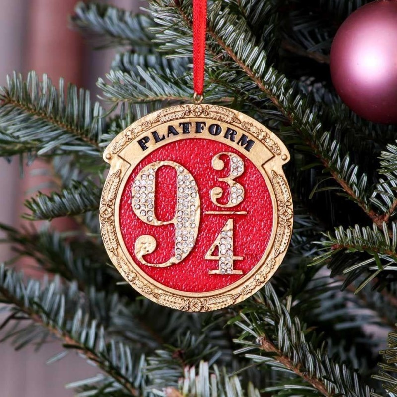 HARRY POTTER - 9 3/4 - Décoration de Noël 8.2cm 