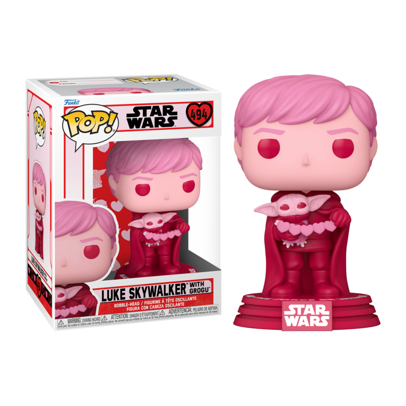 STAR WARS - POP N° 494 - Valentines - Luke & Grogu 