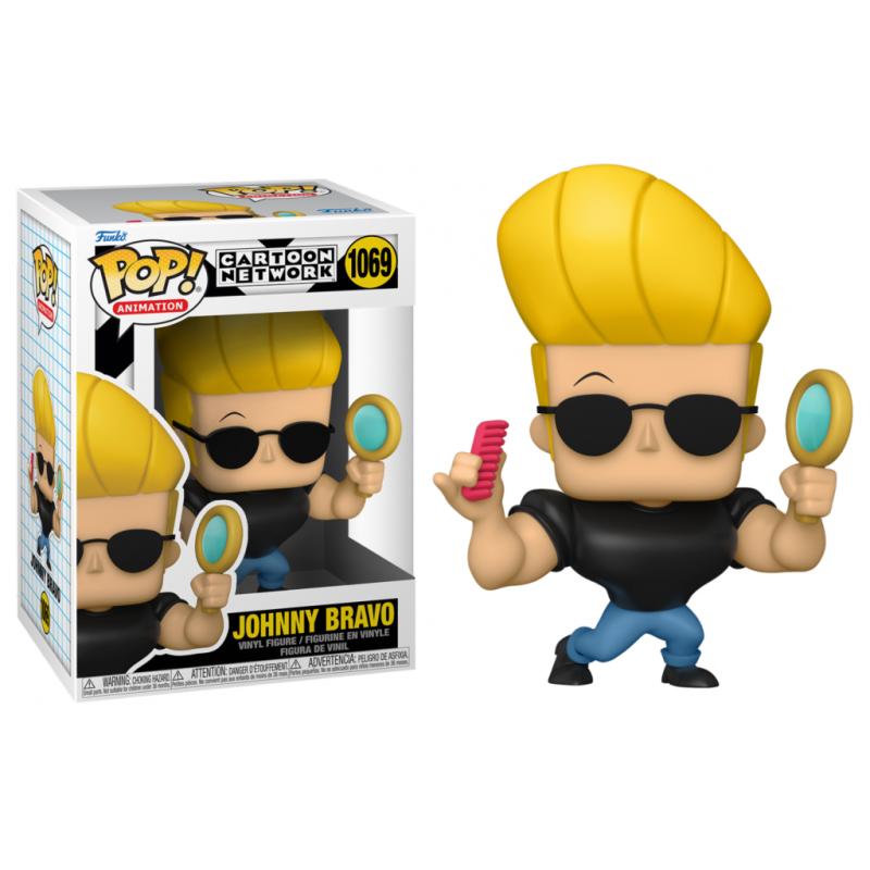 JOHNNY BRAVO - POP N° 1069 - Johnny w/Mirror& Comb 
