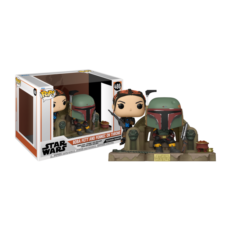 MANDALORIAN - POP MOMENT N° 486 - Boba Fett & Fennec Shand 