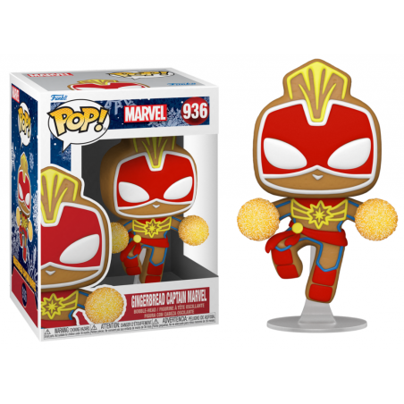 MARVEL - POP N° 936 - Gingerbread Captain Marvel 