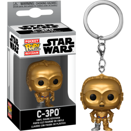 STAR WARS - Pocket Pop Keychains - C-3PO - 4cm 
