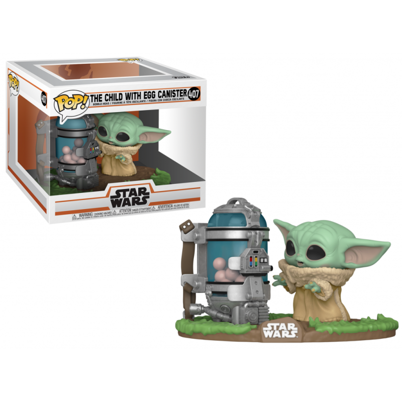 THE MANDALORIAN - POP Deluxe N° 407 - Child w/ Canister 