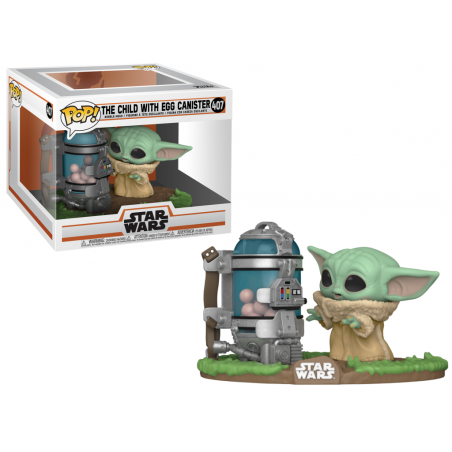 THE MANDALORIAN - POP Deluxe N° 407 - Child w/ Canister 