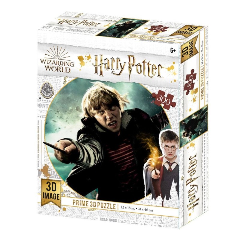 HARRY POTTER - Ron - Puzzle lenticulaire 3D 300P '46x31cm' 