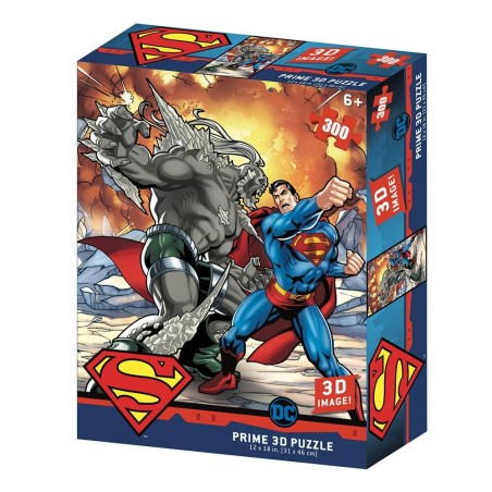 SUPERMAN - VS Doomdsday - Puzzle lenticulaire 3D 300P '46x31cm' 
