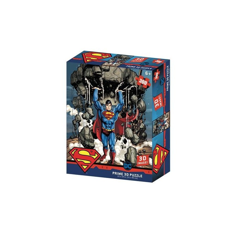 SUPERMAN - Super Strength - Puzzle lenticulaire 3D 300P '46x31cm' 