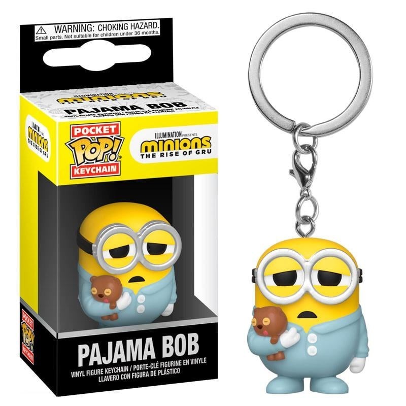 MINIONS 2 - Pocket Pop Keychain - Pajama Bob 