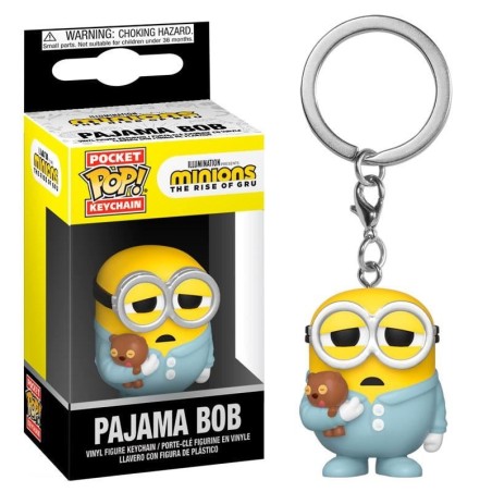 MINIONS 2 - Pocket Pop Keychain - Pajama Bob 