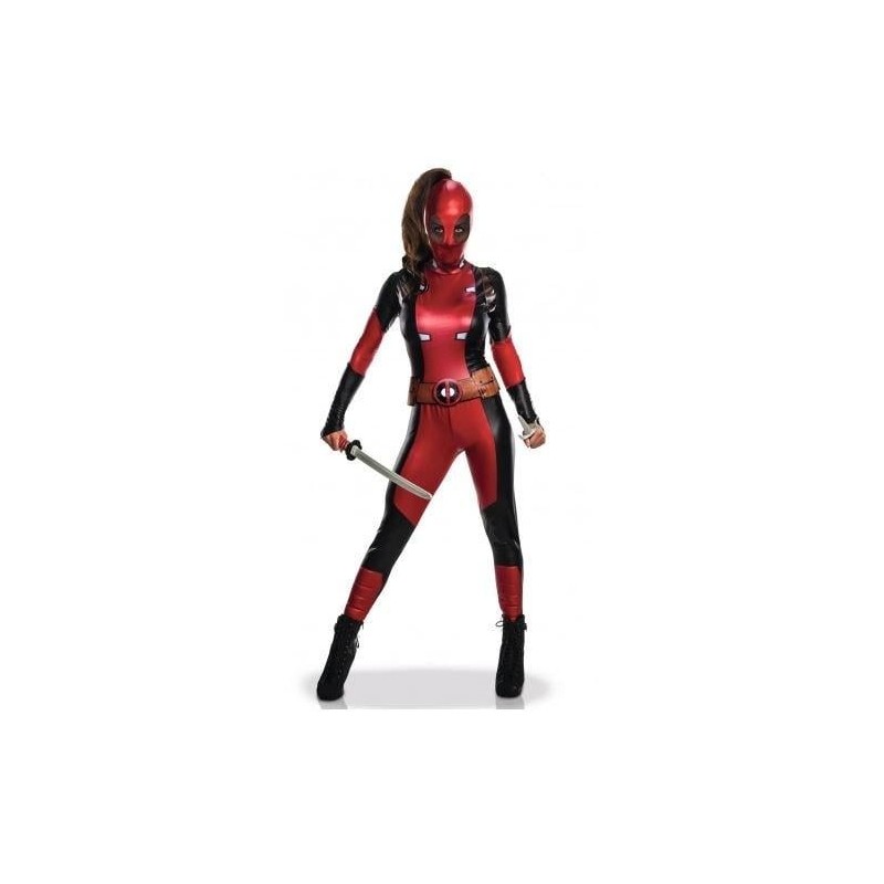 MARVEL - Sexy - Déguisement Adulte - Deadpool - Femme - (XS) 