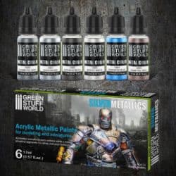 Set Peintures MetalliquesArgent