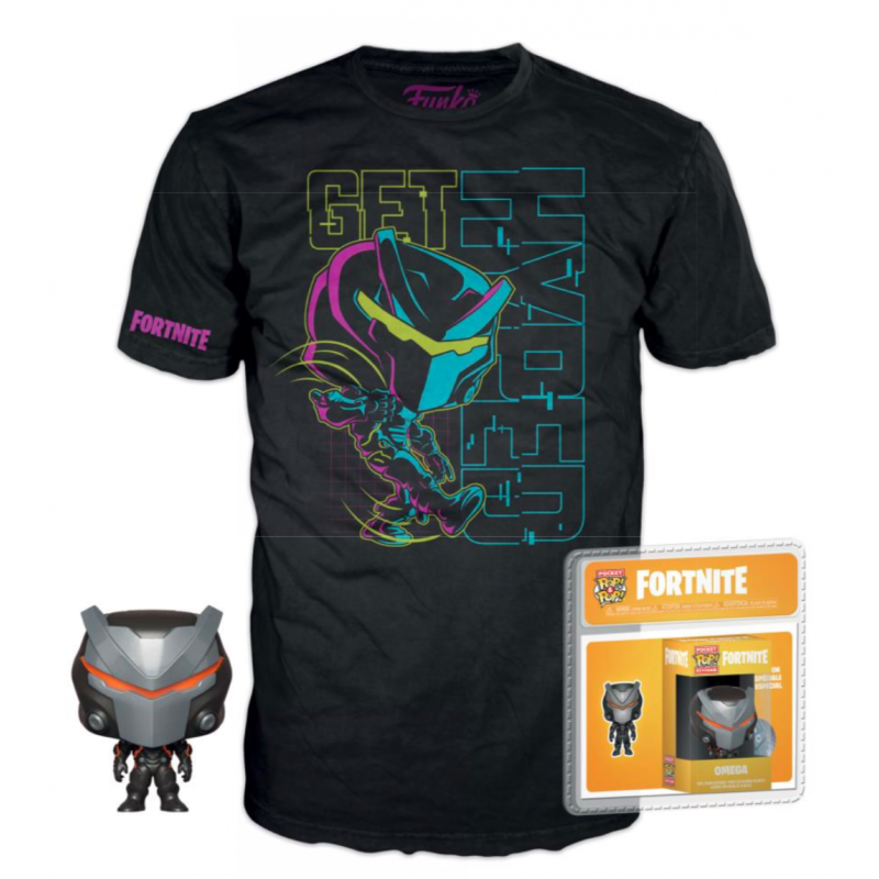 FORTNITE - Boxed T-Shirt POP + Pocket POP - Omega (XL) 