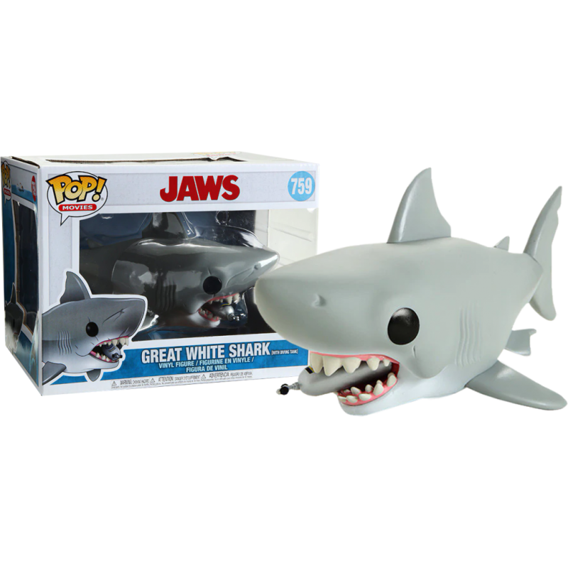 JAWS - POP SUPER 6" N° 759 - Jaws with Diving Tank 