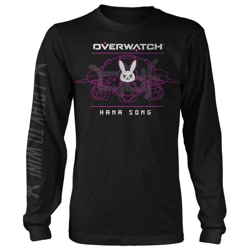 OVERWATCH - Battle Meka D.VA Long Sleeve Tee (L) 