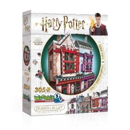 HARRY POTTER - Puzzle 3D - Boutiques Quidditch - 305pcs 