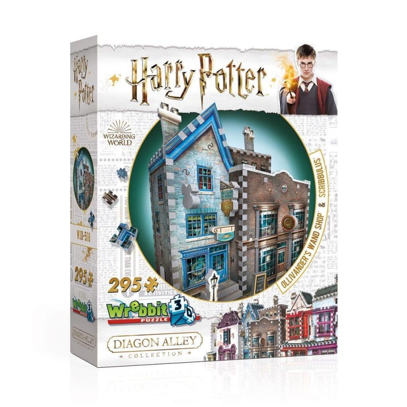 HARRY POTTER - Puzzle 3D - Boutiques Ollivander et Scribbulus - 295pcs 