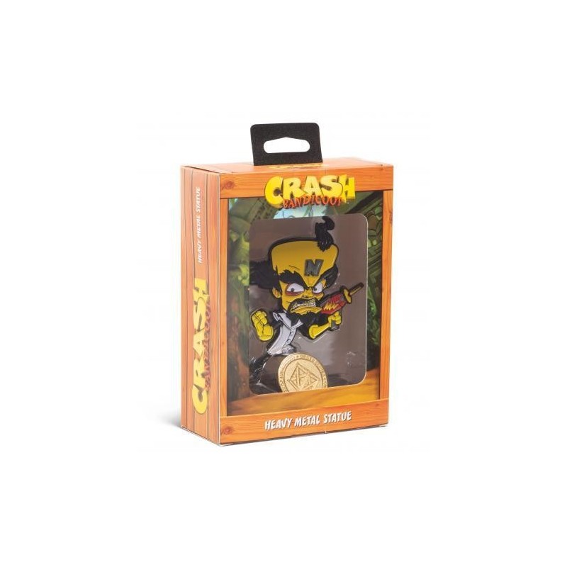 CRASH BANDICOOT - Heavy Metal Statue - Dr.Neo - 13cm 