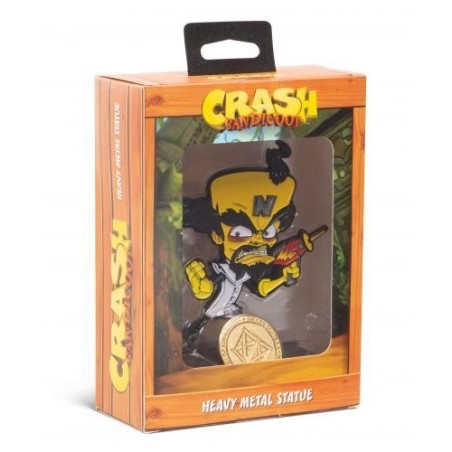 CRASH BANDICOOT - Heavy Metal Statue - Dr.Neo - 13cm 