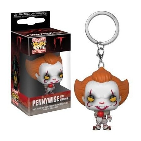 Pocket Pop Keychains : IT - Pennywise with Red Ballon 