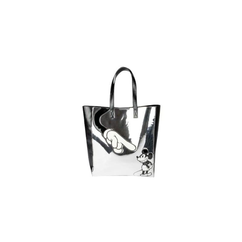 DISNEY - Sac Similicuir Argenté - Mickey Mouse 'Danielle Nicole' 