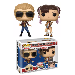 MARVEL Vs CAPCOM - POP 2-Pack - Captain Marvel Vs Chun-Li 2